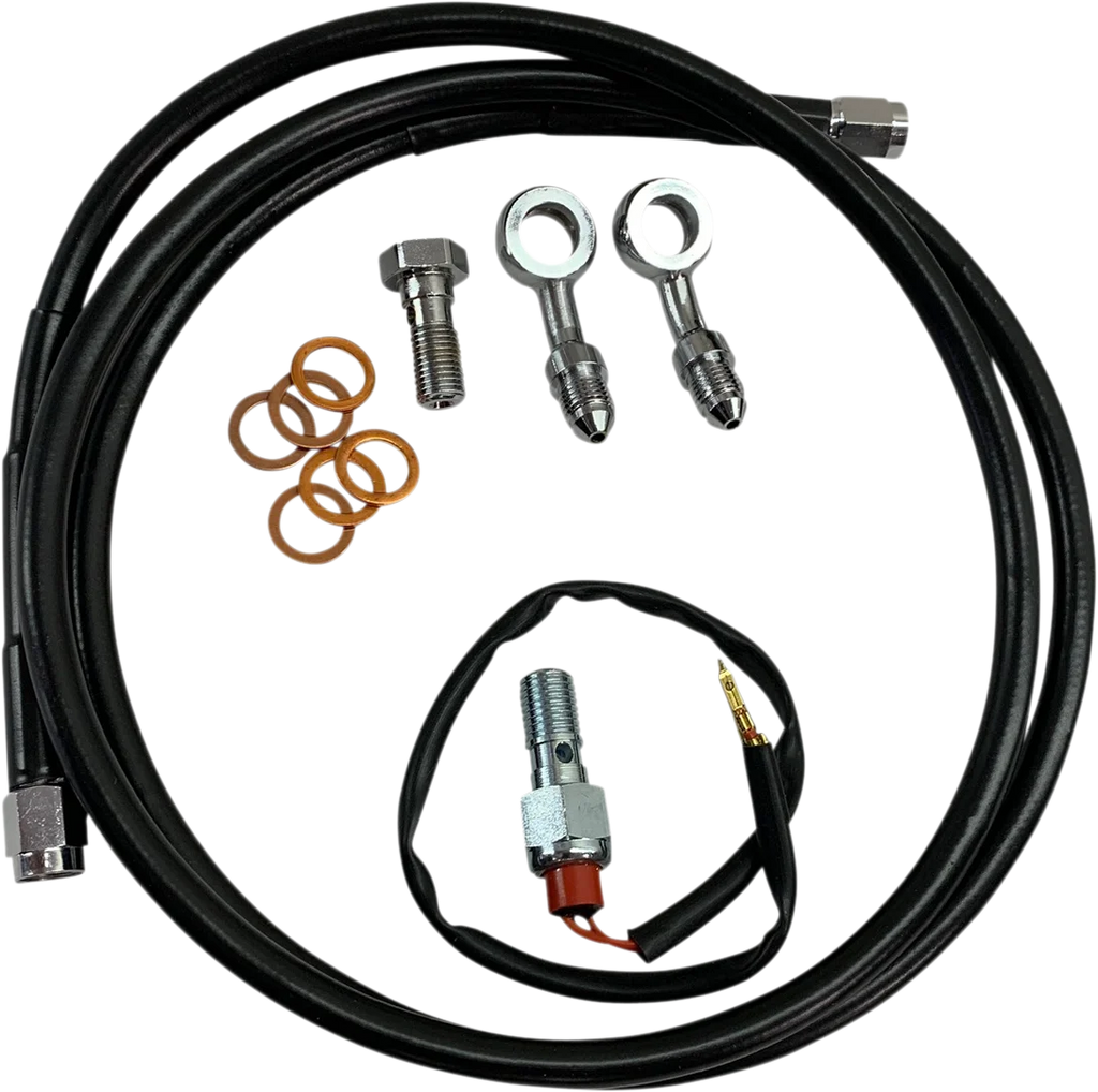 Hawg Halters Inc Brake Line - Softail - '18+ - Forward Control BHK-040-B - Main Product View