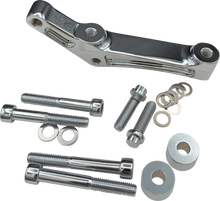 Load image into Gallery viewer, Hawg Halters Inc Radial Caliper Mount Adapter Kit - Chrome FBRMMC-108 - Side View