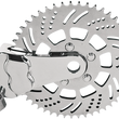 Load image into Gallery viewer, Hawg Halters Inc Sprocket Brake Caliper - Left - Chrome RKSBLCC351 - Main Product View