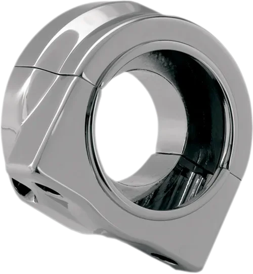Hawg Halters Inc Throttle Housing - Single Cable - Chrome HTHA-SC-C01 - Side View