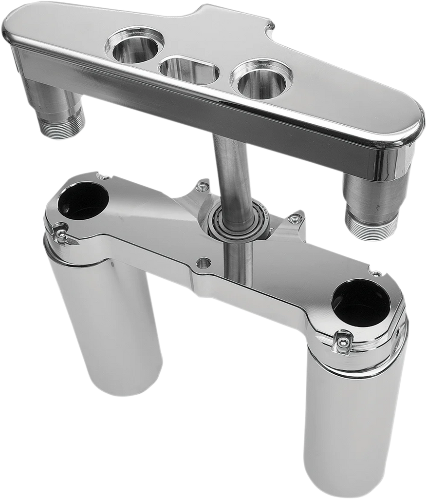 Hawg Halters Inc Triple Tree - 4° - Chrome 41FBCR4 - Side View