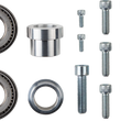 Load image into Gallery viewer, Hawg Halters Inc Triple Tree - 41 mm - Track Style 41FLAR3-TS14 - Side View