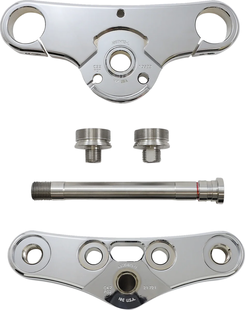 Hawg Halters Inc Triple Tree - 49 mm - Chrome 49WGCR3-ST18 - Main Product View