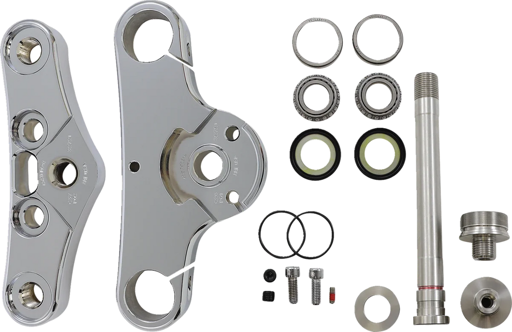 Hawg Halters Inc Triple Tree - 49 mm - Chrome 49WGCR3-ST18 - Detail View