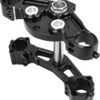Load image into Gallery viewer, Hawg Halters Inc Triple Tree - 49 mm - Stock Replacement - Black 49FLAR3-SR14 - Main Product View