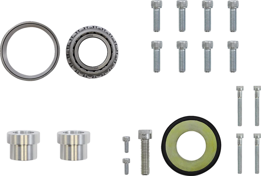 Hawg Halters Inc Triple Tree - 49 mm - Stock Replacement - Black 49FLAR3-SR14 - Side View