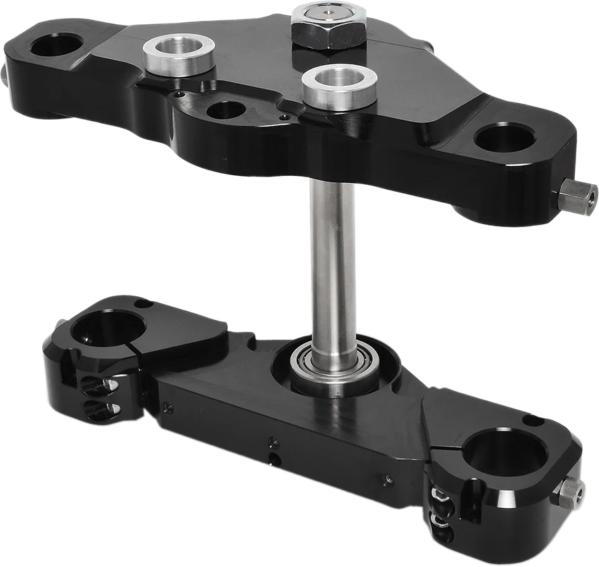 Hawg Halters Inc Triple Tree Kit - 26" - Chrome - '00-'17 41FBCR6 - Side View