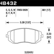 Load image into Gallery viewer, Hawk 03-05 WRX / 08 WRX D929 HP+ Street Front Brake Pads - Main Product View