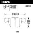 Load image into Gallery viewer, Hawk 04-06 BMW X5 3.0i/4.4i HPS 5.0 Street Front Brake Pads - Main Product View