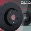 Load image into Gallery viewer, Hawk 07-18 Silverado 1500 Rear Talon Slotted-Only Street Rear Brake Rotors - Detail View