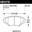 Load image into Gallery viewer, Hawk 08-10 Mazda RX-8 Grand Touring/Sport/Touring / 04-07 RX-8 DTC-60 Race Front Brake Pads - Main Product View