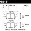 Load image into Gallery viewer, Hawk 08 BMW Z4 3.0L HPS 5.0 Front Brake Pads - Main Product View