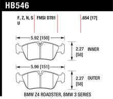 Load image into Gallery viewer, Hawk 08 BMW Z4 3.0L HPS 5.0 Front Brake Pads - Main Product View