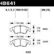 Load image into Gallery viewer, Hawk 09-10 Audi A4/A4 Quattro/A5 Quattro/Q5/S5 / 10 S4 HPS Street Front Brake Pads - Main Product View