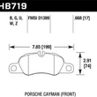 Load image into Gallery viewer, Hawk 09-11 Porsche 911 Carrera / 13-16 Porsche Boxster DTC-60 Race Front Brake Pads - Main Product View