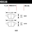 Load image into Gallery viewer, Hawk 09 Audi A4 Cabriolet / 05-07 A4 / 05-09 A4 Quattro / 06-09 A6 / 08 VW R32 HPS Front Brake Pads - Main Product View