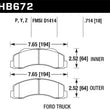 Load image into Gallery viewer, Hawk 10-11 Ford Expedition/F-150 SVT Raptor / 10-11 F-150 Front Street Brake Pad - Main Product View