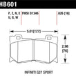 Load image into Gallery viewer, Hawk 10-12 Infiniti FX50 / 09-12 G37 / 09-13 Nissan 370Z DTC-30 Race Front Brake Pads - Additional View 5