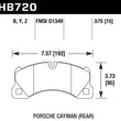 Load image into Gallery viewer, Hawk 10-16 Porsche Panamera / 08-15 Porsche Cayenne LTS Street Front Brake Pads - Main Product View