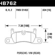 Load image into Gallery viewer, Hawk 11-17 Porsche Cayenne / 11-16 VW Touareg Performance Ceramic Street Rear Brake Pads - Main Product View