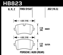 Load image into Gallery viewer, Hawk 11-18 Audi A8 Quattro HPS 5.0 Rear Brake Pads - Main Product View