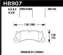 Load image into Gallery viewer, Hawk 12-16 Porsche 911 Carrera S DTC-60 Front Brake Pads - Side View