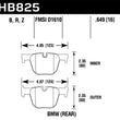 Load image into Gallery viewer, Hawk 13-15 BMW 335i/335i xDrive / 14-16 BMW 435i/435i xDrive HPS 5.0 Rear Brake Pads - Main Product View