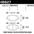 Load image into Gallery viewer, Hawk 13-16 Ford Taurus SHO HPS 5.0 Rear Brake Pads - Main Product View