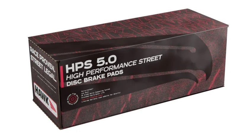 Hawk 13-17 Honda Accord HPS 5.0 Front Brake Pads - Side View