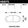 Load image into Gallery viewer, Hawk 14-17 Acura RDX/RLX HPS 5.0 Front Brake Pads ( does not fit civic Type R) - Main Product View