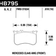 Load image into Gallery viewer, Hawk 14-17 Mercedes-Benz CLA 45 AMG/15-17 Mercedes-Benz GLA 45 AMG HPS 5.0 Front Brake Pads - Main Product View