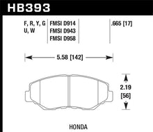 Load image into Gallery viewer, Hawk 15 Honda Accord Race Front DTC-30 Brake Pads - Main Product View