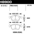 Load image into Gallery viewer, Hawk 16-17 Honda Civic Performance Ceramic Street Rear Brake Pads - Main Product View
