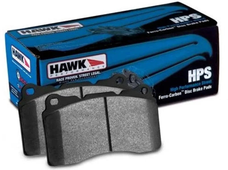 Hawk 16-17 Toyota Hilux Street HPS Front Brake Pads - Back View