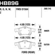 Load image into Gallery viewer, Hawk 16-18 Focus RS DTC-30 Rear Race Pads - Side View