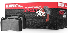 Load image into Gallery viewer, Hawk 16-18 Porsche Macan HPS 5.0 Street Rear Brake Pads - Installation View