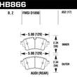 Load image into Gallery viewer, Hawk 17-19 Audi A4 / 18-19 Audi A5 Performance Ceramic Street Rear Brake Pads - Main Product View