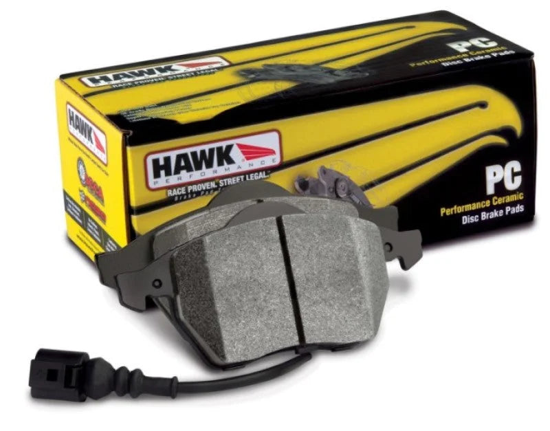 Hawk 18-19 Jeep Grand Cherokee Performance Ceramic Street Front Brake Pads - Side View