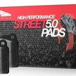 Load image into Gallery viewer, Hawk 19-20 BMW Z4 Toyota Supra HPS 5.0 Street Rear Brake Pads - Side View