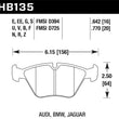 Load image into Gallery viewer, Hawk 1997 BMW E36 M3 Blue 9012 Race Front Brake Pads - Main Product View
