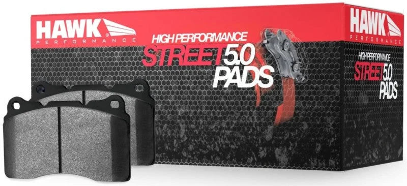Hawk 20-21 Corvette C8 Z51 Street HPS 5.0 Rear Brake Pads - Side View
