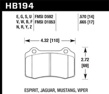 Load image into Gallery viewer, Hawk 2005-2005 Volvo S40 I HPS 5.0 Rear Brake Pads - Main Product View