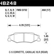 Load image into Gallery viewer, Hawk 2008-2009 Cadillac XLR Platinum HPS 5.0 Rear Brake Pads - Main Product View