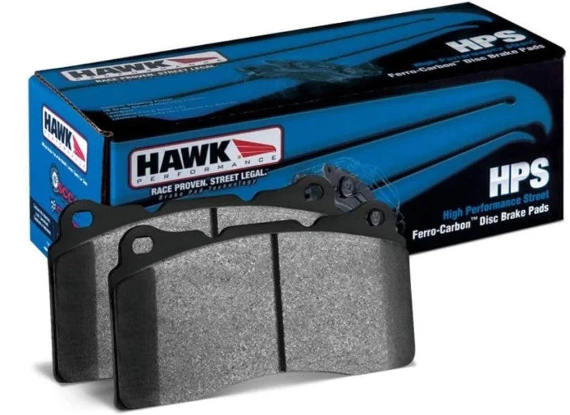 Hawk 2020 Toyota Supra / 19-20 BMW Z4 HP+ Street Front Brake Pads - Side View