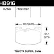 Load image into Gallery viewer, Hawk 2020 Toyota Supra / 19-20 BMW Z4 HPS 5.0 Front Brake Pads - Main Product View