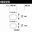 Load image into Gallery viewer, Hawk 70-73 Triumph Stag Front ER-1 Brake Pads - Main Product View