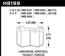 Load image into Gallery viewer, Hawk 79-83 Peugeot 504 Station Wagon Front ER-1 Brake Pads - Side View