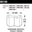 Load image into Gallery viewer, Hawk 86-89 Mercedes 560SL / 77-88 Porsche 924 / 78-81 928 / 83-89 944 DTC-70 Front Race Brake Pads - Additional View 5