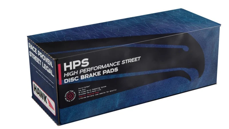 Hawk 93-98 Toyota Supra TT HPS Street Front Brake Pads - Side View