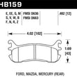 Load image into Gallery viewer, Hawk 94-05 Mazda Miata / 95-98 Mazda Protege (w/ Rear Disc Brakes) DTC-50 Race Rear Brake Pads - Installation View
